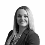 Gallery-Lawyer-BW-Lyndsey_Magliaro_01 - Pearsall Marshall LLP Lyndsey Magliaro, JD, BA, Lawyer - Pearsall Marshall LLP Law Firm